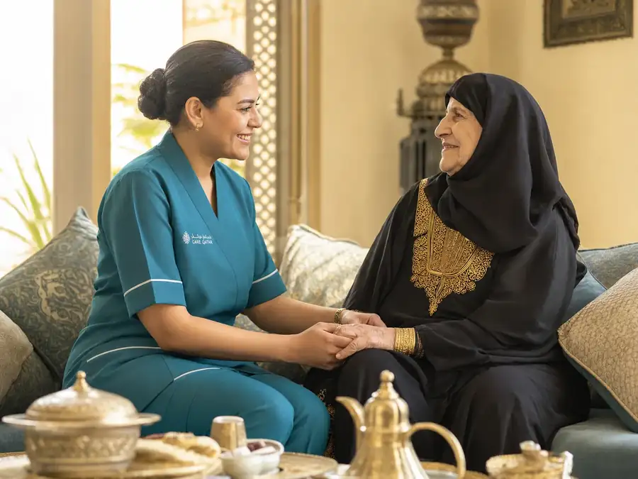 رعاية كبار السن — دعم ومساعدة